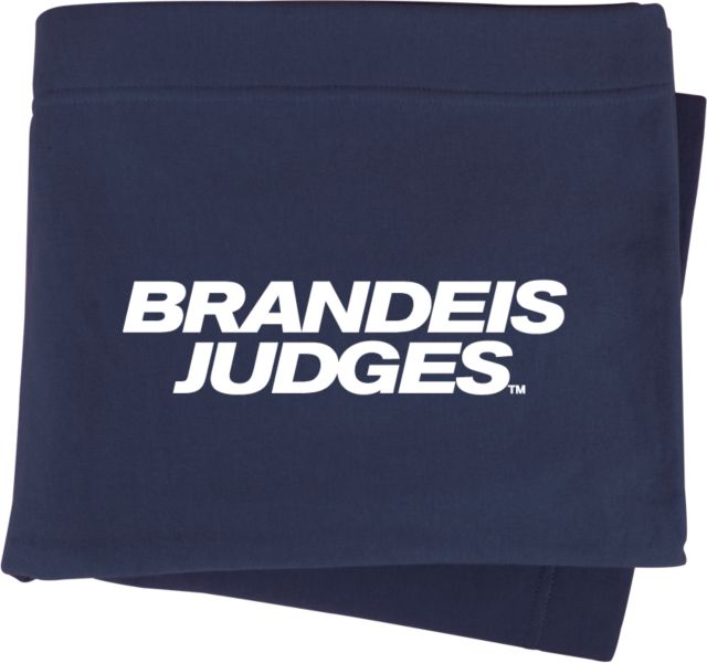 Brandeis Sweatshirt Blanket Brandeis Judges Wordmark - ONLINE ONLY