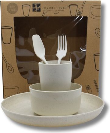 5PC DINNERWARE SET