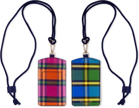 KS ID HOLDER GRNDPLAID DUO