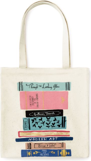CANVAS TOTE BOOKSHELF